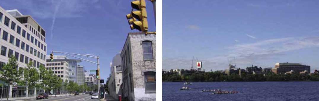 he surrounding
city.